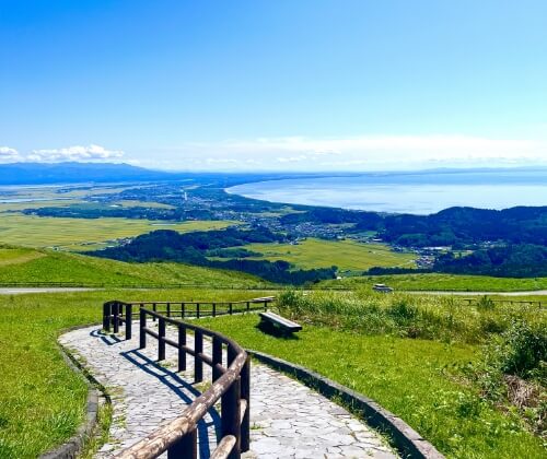 男鹿半島からの眺め